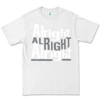 White matthew mcconaughey dazed & confused alright alright alright hipster t Premium Tee - PixelFlow