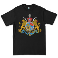 Black Iran Coat of arms Flag souvenir Iranian Persian Premium Tee - PixelFlow