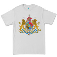 Dove Grey Iran Coat of arms Flag souvenir Iranian Persian Premium Tee - PixelFlow