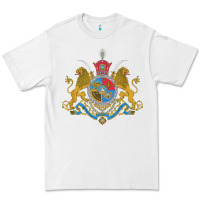 White Iran Coat of arms Flag souvenir Iranian Persian Premium Tee - PixelFlow