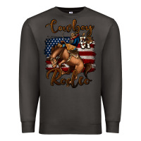 Smoke cowboy up rodeo bucking bronco Premium Sweatshirt - Jasminsmagicworld