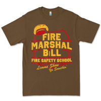 Cacao fire marshal bill fire safety school funny firefighter t shirt Premium Tee - PixelFlow