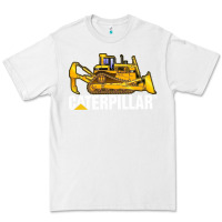 White bulldozercat 2 Premium Tee - PixelFlow
