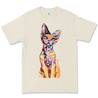 Bone Colorful Cat Premium Tee - PixelFlow