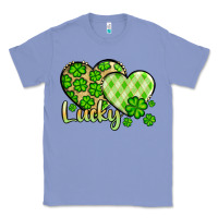 Colony Blue St. Patrick's Lucky hearts Classic Tee - OliviaCreatesArt