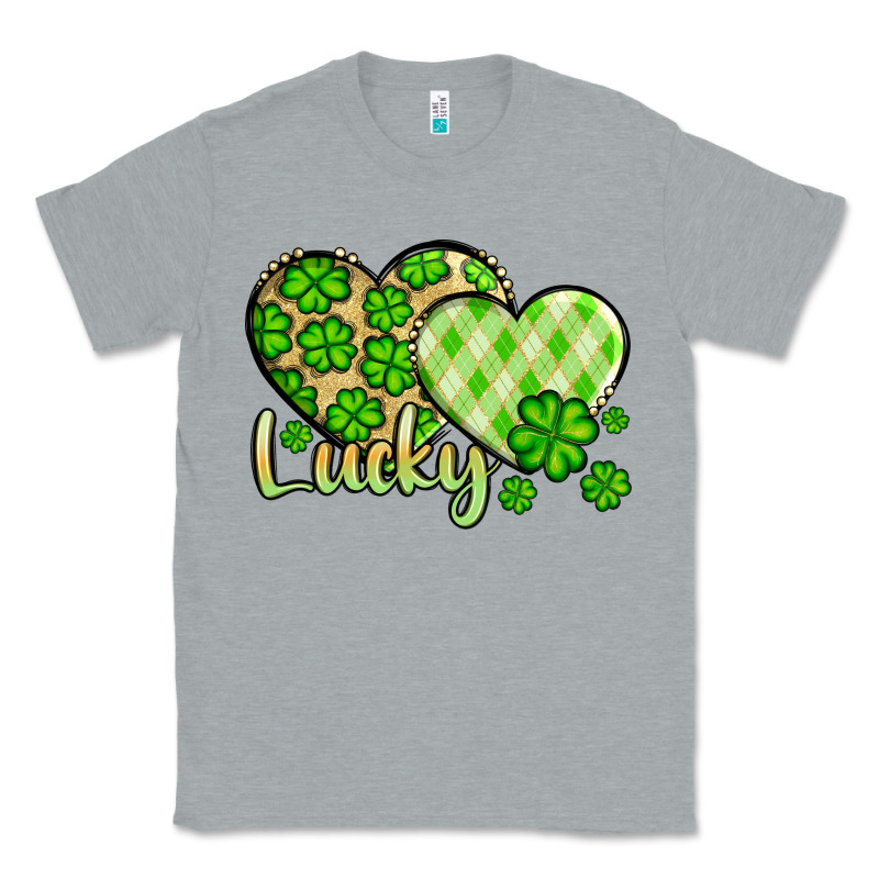 St. Patrick's Lucky Hearts Classic Tee by OliviaCreatesArt | Teevron