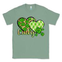Sage St. Patrick's Lucky hearts Classic Tee - OliviaCreatesArt
