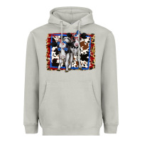 Moon Dust 4th of July Cows Holstein Cows Heavyweight Hoodie - Jasminsmagicworld