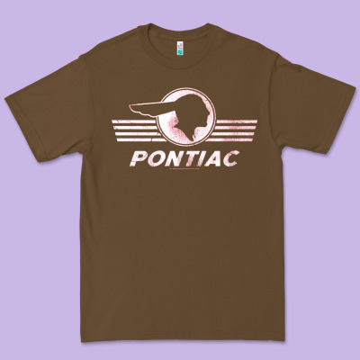 Pontiac Distressed Premium Tee Designed By Snappyart