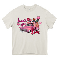 Cream Loads of love Valentine's Day farm truck Heavy Core Tee - FaDigitalArtStudio