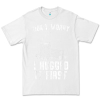 White lumberjack don't worry i hugged it first lumberjack wood cutter logger Premium Tee - SnappyArt