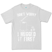 Dove Grey lumberjack don't worry i hugged it first lumberjack wood cutter logger Premium Tee - SnappyArt