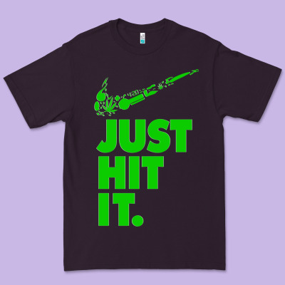 Just Hit It Cannabis Weed Vintage Retro Design For Weed Lover Premium Tee Designed By Snappyart