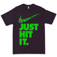 Plum Just Hit It Cannabis Weed Vintage Retro Design for Weed Lover Premium Tee - SnappyArt