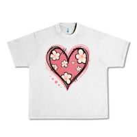 Lunar Rock floral pink glitter heart Urban Heavy Tee - Jasminsmagicworld