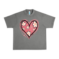 Tornado floral pink glitter heart Urban Heavy Tee - Jasminsmagicworld