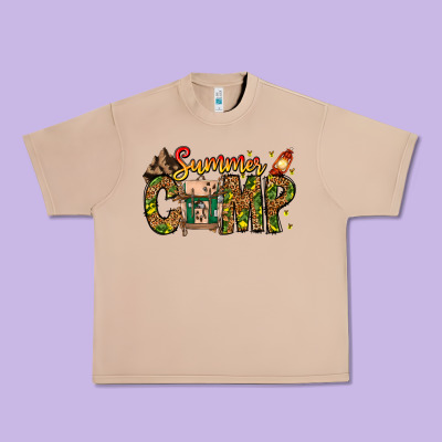 Summer Camp Urban Heavy Tee Designed By Cowhidedigitalart