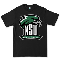 Black northeastern state riverhawks Premium Tee - SnappyArt