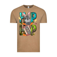 Vintage Coffee Western hip hop Bunny Easter Day Vintage Tee - LillyAllenDesigns