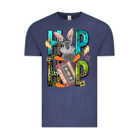 Vintage Denim Western hip hop Bunny Easter Day Vintage Tee - LillyAllenDesigns