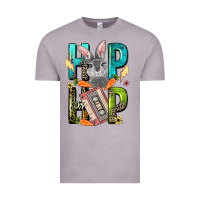 Western Hip Hop Bunny Easter Day Vintage Tee | Teevron