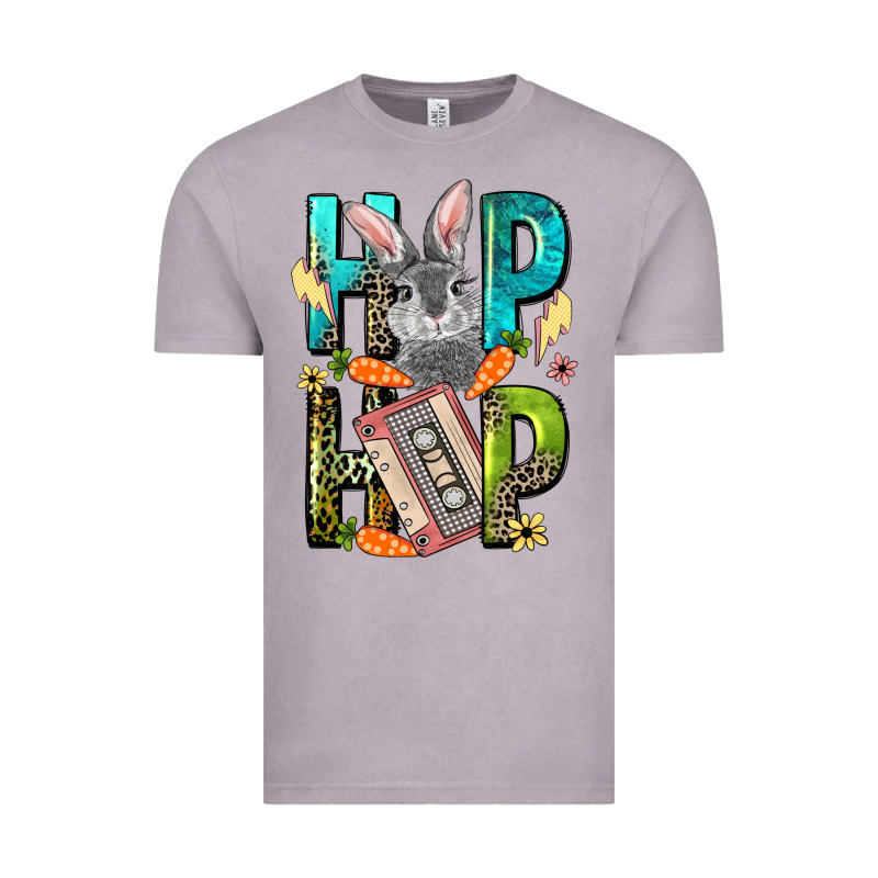 Western Hip Hop Bunny Easter Day Vintage Tee by LillyAllenDesigns | Teevron