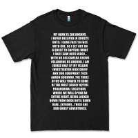 Black MY NAME IS ZAK BAGANS - GHOST ADVENTURES Premium Tee - SnappyArt