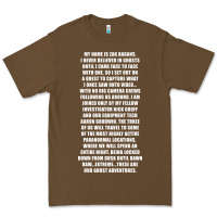 Cacao MY NAME IS ZAK BAGANS - GHOST ADVENTURES Premium Tee - SnappyArt