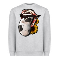 Heather Grey Soccer Tongue Heavyweight Sweatshirt - Jasminsmagicworld