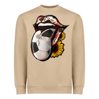 Mushroom Soccer Tongue Heavyweight Sweatshirt - Jasminsmagicworld