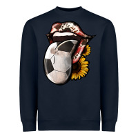 Navy Soccer Tongue Heavyweight Sweatshirt - Jasminsmagicworld