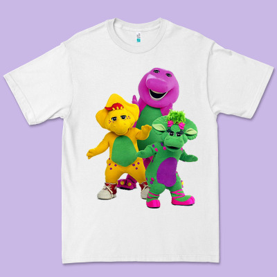 New 755 Barney And Friends Cute Premium Tee Designed By Snappyart