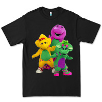 Black new 755 barney and friends cute Premium Tee - SnappyArt