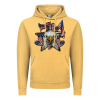 Vintage Mustard eagle star png Vintage Hoodie - SublimationCraftShop