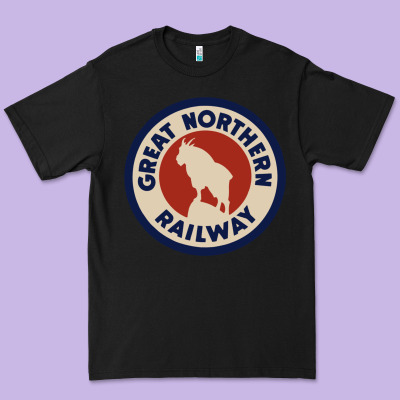 Great Northern Railroad Premium Tee Designed By Snappyart