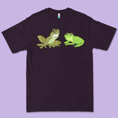 The Princess And The Frog Tiana And Naveen Art Premium Tee Designed By Snappyart