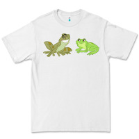 White The Princess and the Frog Tiana and Naveen Art Premium Tee - SnappyArt