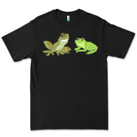 Black The Princess and the Frog Tiana and Naveen Art Premium Tee - SnappyArt