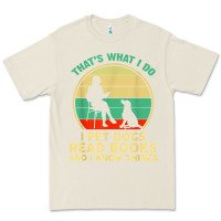Bone that what i do i pet dogs read books and i know things t shirt Premium Tee - SnappyArt