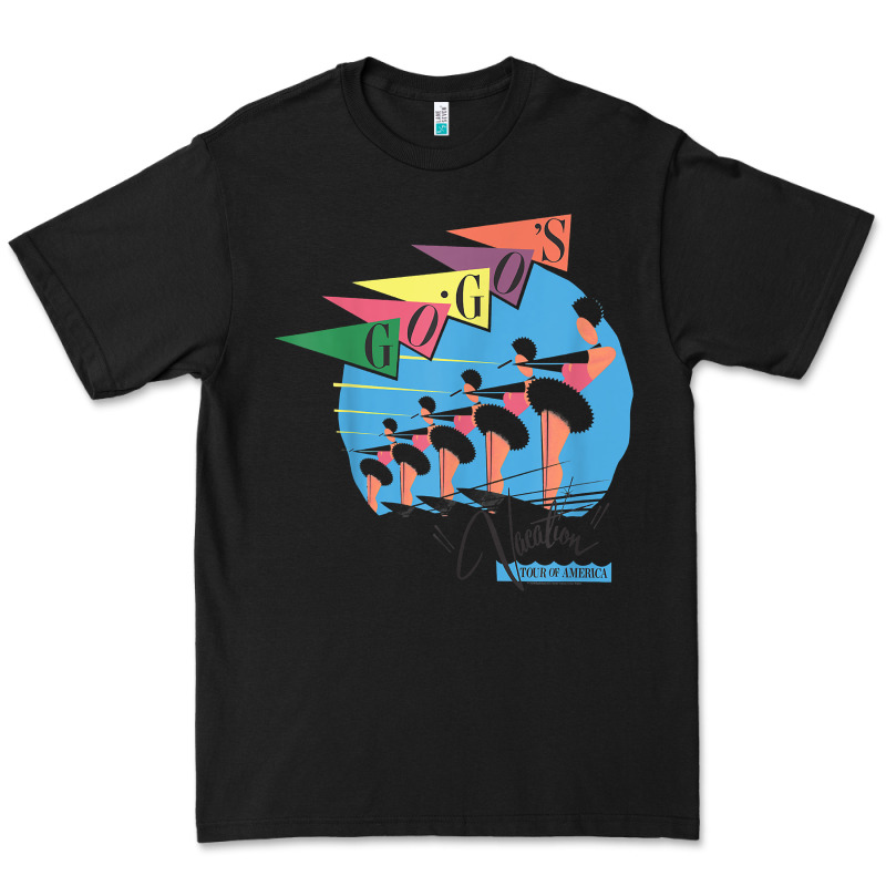 The Go Go's   Vacation Retro T Shirt Premium Tee by SnappyArt | Teevron