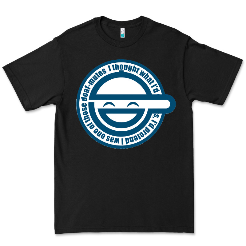Laughing Man Ghost In The Shell Classic Premium Tee by SnappyArt | Teevron