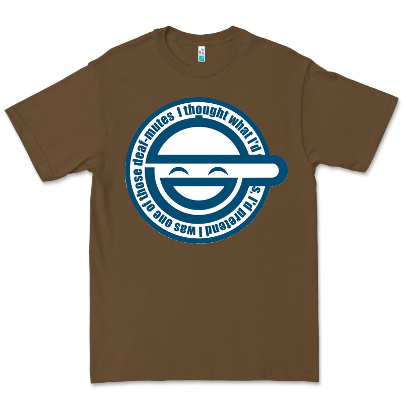 Laughing Man Ghost In The Shell Classic Premium Tee by SnappyArt | Teevron