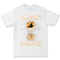 White assuming i'm just an old lady was your first mistake witch Premium Tee - SnappyArt
