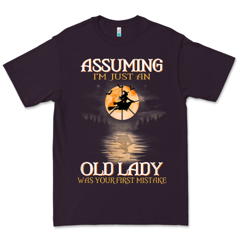 Assuming I'm Just An Old Lady Was Your First Mistake Witch Premium Tee by SnappyArt | Teevron