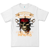 White pirate the beatings will continue until morale improves Premium Tee - SnappyArt