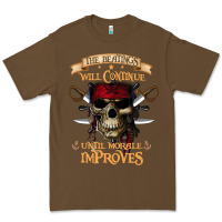 Cacao pirate the beatings will continue until morale improves Premium Tee - SnappyArt