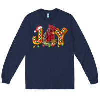Navy Joy Rooster Long Sleeve Tee - LillyAllenDesigns