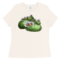 Bone Blossfeldia Cactus Ladies Tee - LillyAllenDesigns