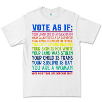 White Vote As If Your Life Depends On It Human Rights Premium Tee - SnappyArt