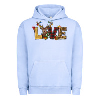 Pigment Grape Ice christmas reindeer love Urban Hoodie - RanaPortraitStore